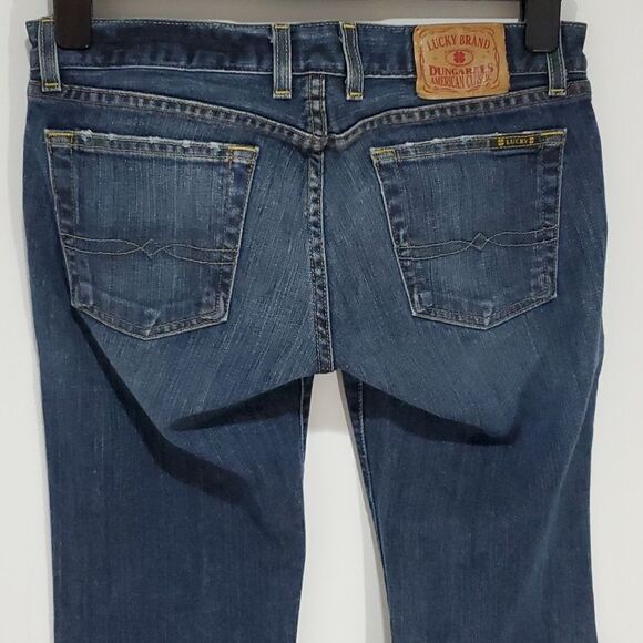 Lucky Lil' Maggy dungarees 28x34 size 6 boot cut jeans - Picture 4 of 7